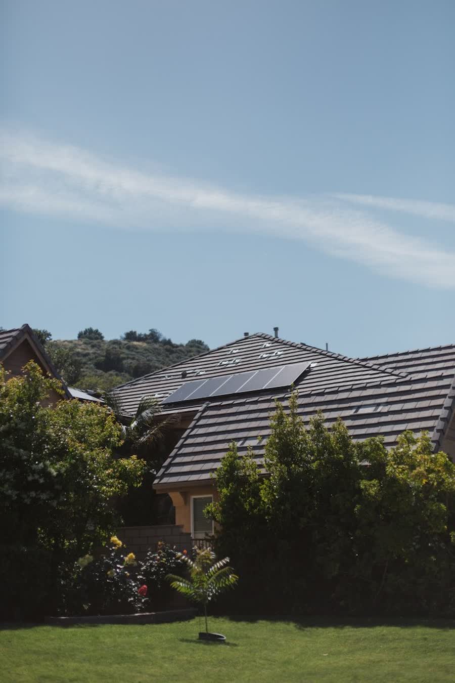 Rooftop solar panels